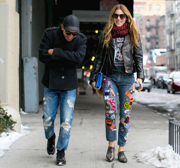 Jeans trend at NYFW AW14 on AND LONDON blog